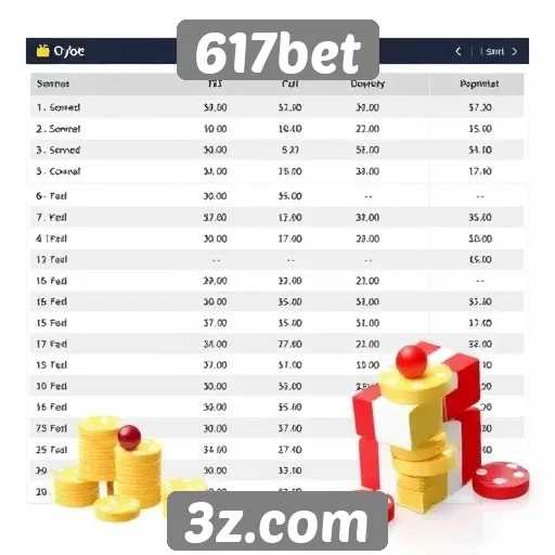 Comparativo de jogos disponíveis na 617bet