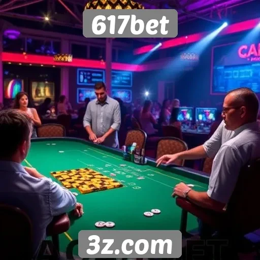 Conteúdo de cassino ao vivo disponível na 617bet